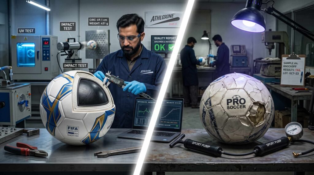 Quality Tests for Football Sialkot